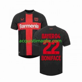 Divisa di Calcio Bayer 04 Leverkusen Victor Boniface 22 Prima 2023/2024